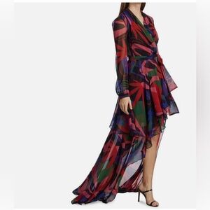 PatBO Wrap Dress Rio High Low
Gown Maxi Dress Resort Luxury